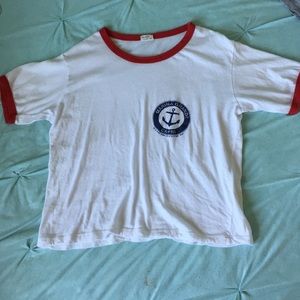 White crop top, one size