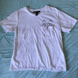 forever 21 Meow crop top