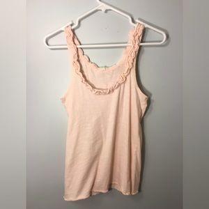 J. Crew Tank Top with Rosette Detailing