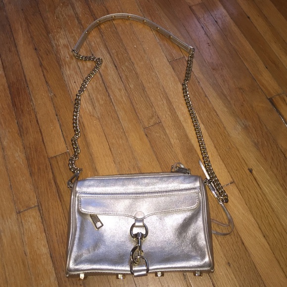 Rebecca Minkoff Metallic Gold Crossbody