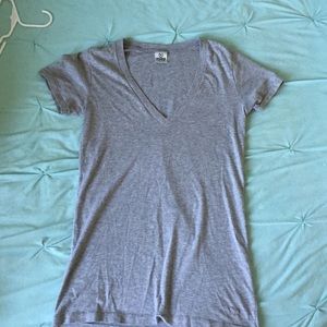 Victoria's Secret Pink, grey v neck