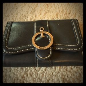Liz & co wallet black leather Tri fold