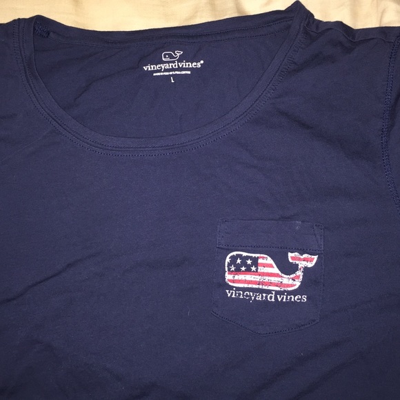 Vineyard Vines Navy America T Shirt