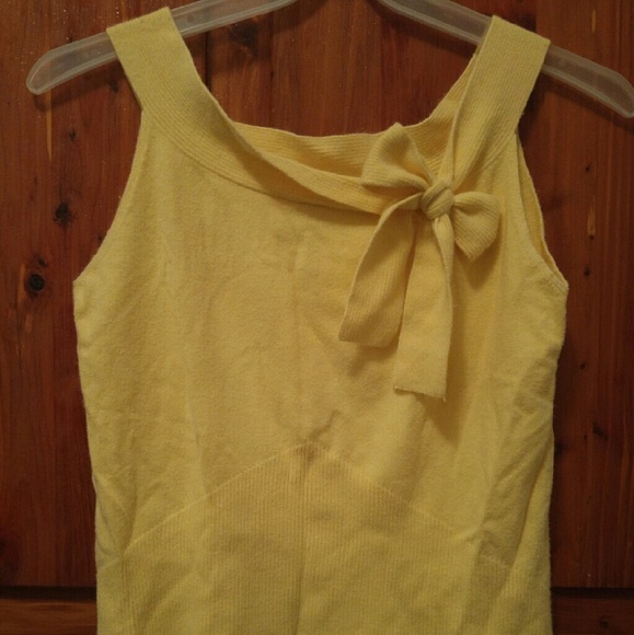 Yellow Sweater Tank