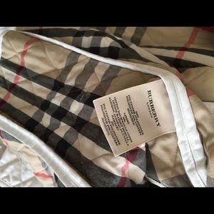 White Burberry jacket