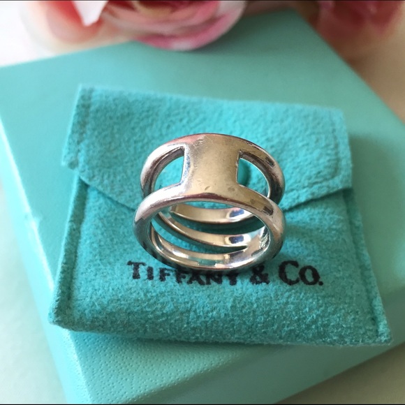 Tiffany & Co. Triple Wave Line Zig Zag Ring - Picture 3 of 4