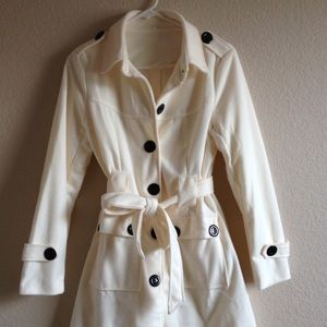 Cream Fall coat