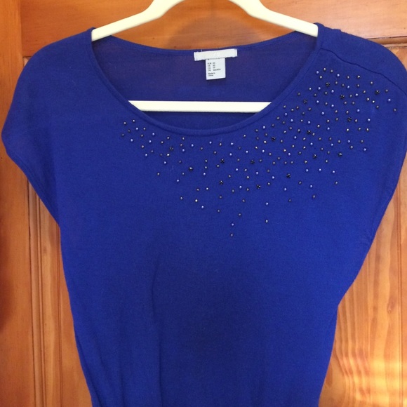 H&M beaded sweater top