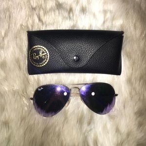 RAYBAN lavender aviators!