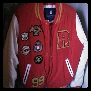 Rockawear varsity jacket