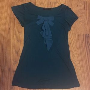 The Limited Teal bow top🌸