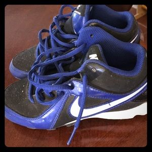 Nike baseball cleats for boy size 1 - 1.5
