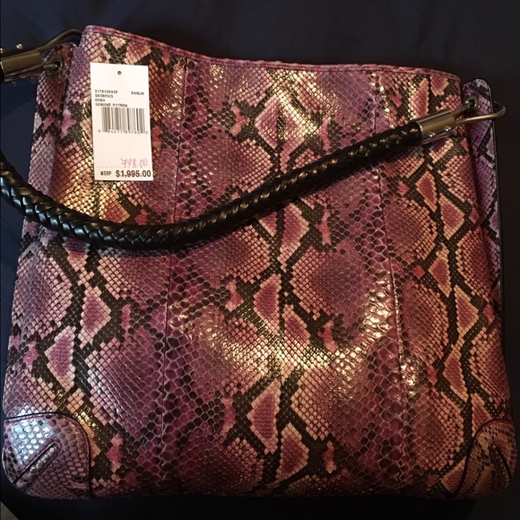 Micheal Kors Python handbag - Picture 1 of 4