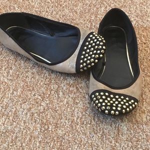 Jeweled Gld&Blk Flats 💃🏻