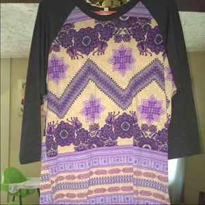 XL  LLR unicorn randy Aztec print