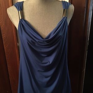 Cobalt blue Kenneth Cole tank.