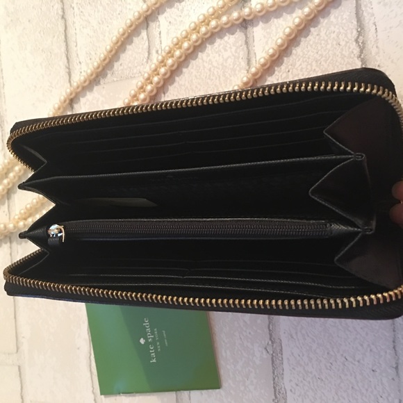 Kate Spade Red & Black Woodland Plaid  Wallet sold - Picture 2 of 4