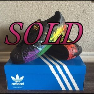 adidas original's Superstar shoes.