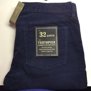 JCREW TOOTHPICK PANTS