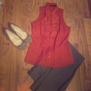 Limited orange Blouse🌸