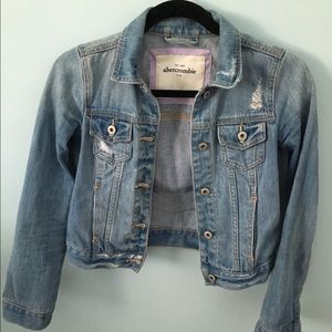 Abercrombie kids jean jacket