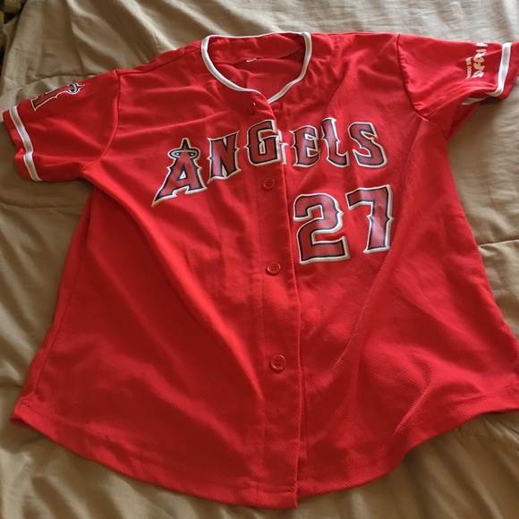 Angel's Mike Trout Kids Jersey