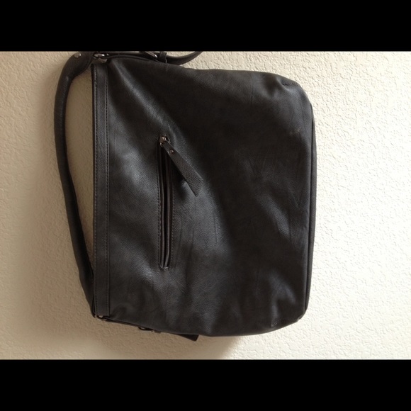 Gray Slouchy Shoulder Bag - Picture 3 of 3