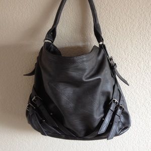 Gray Slouchy Shoulder Bag
