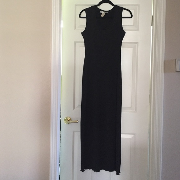 Black maxi dress