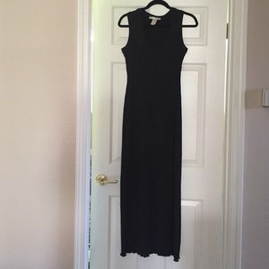 Black maxi dress