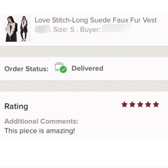 🎉🎉HP🎉🎉🔥LAST ONE🔥Long Suede Faux Fur Vest - Picture 4 of 4