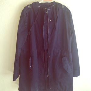 Forever 21 navy blue utility jacket