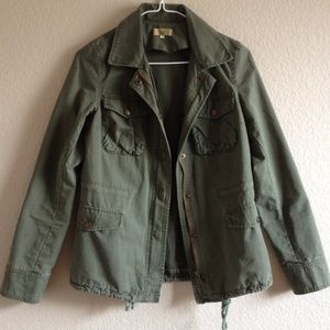 Olive Green Military style trench