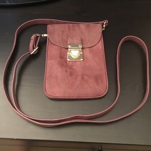 Burgundy Crossbody Purse