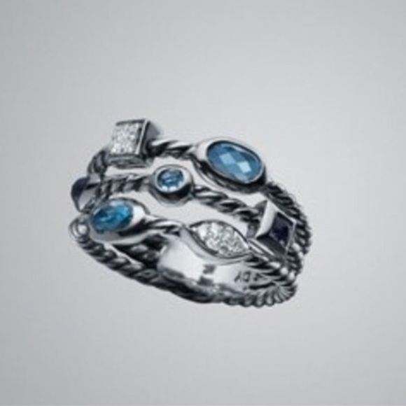 David Yurman Jewelry - Authentic David Yurman Confetti Ring size 7