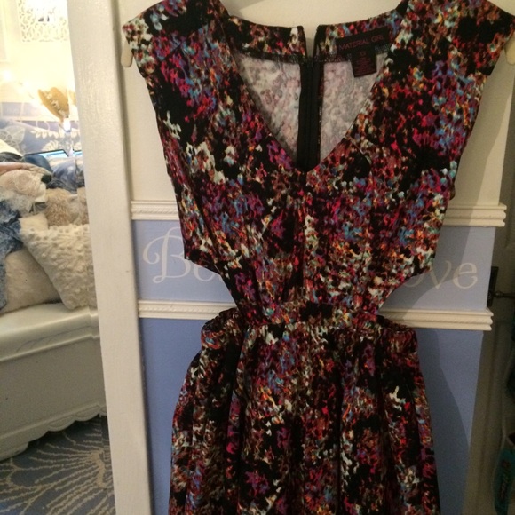 Material girl cut out dress