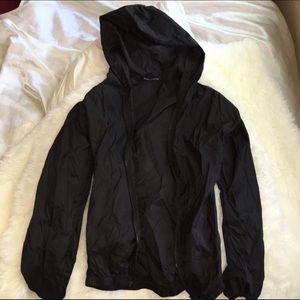 Brandy Melville Black Scar Windbreaker