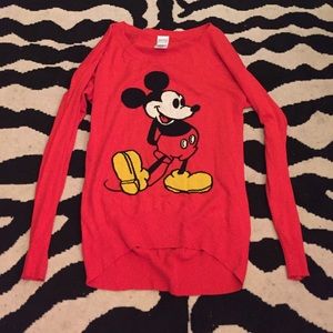 Disney Mickey Mouse sweater with long back