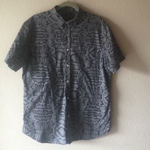Brave Soul snakeskin print shirt