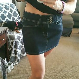 Dark wash Jean skirt