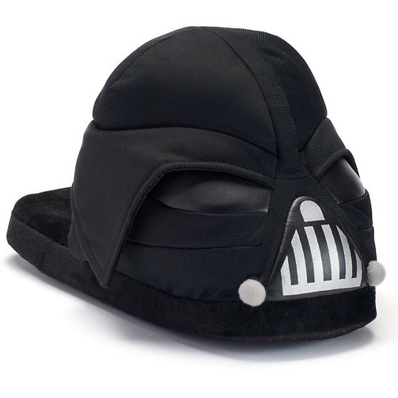 Star Wars Men/'s Slippers Darth Vader Men/'s Slippers Black White