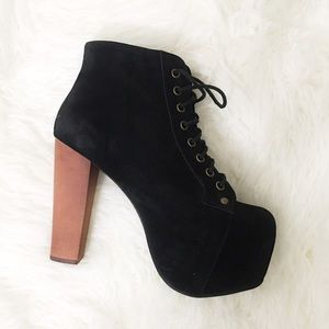Jeffrey Campbell Lita Boot Black Suede