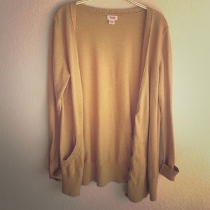 Mustard yellow cardigan