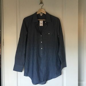 NWT J. Crew chambray shirt