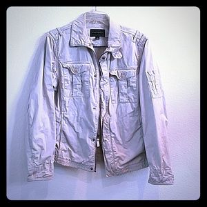 Banana Republic light grey utility jacket