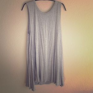 Gray tank dress