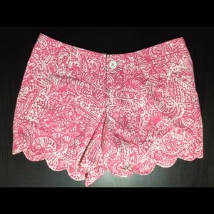 Lilly Buttercup Scalloped Shorts