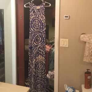 Nicole Miller maxi maternity dress