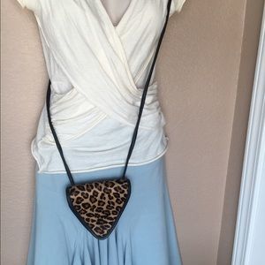 Small cross body bag animal print