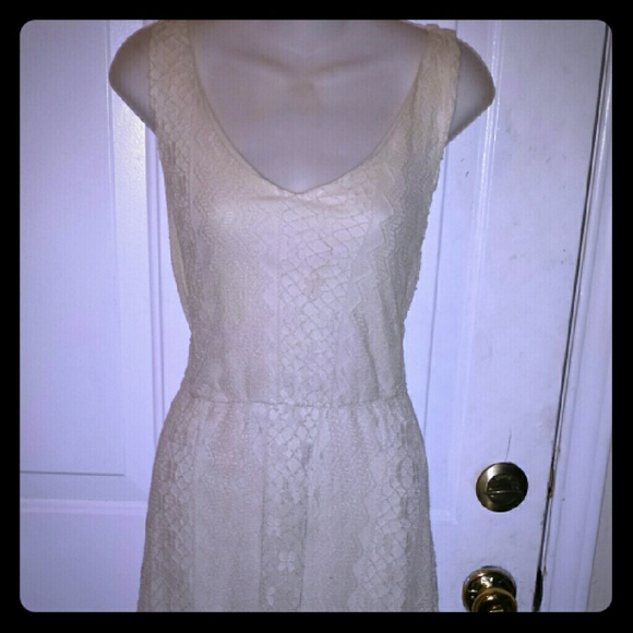 Crocheted Hanky Hem Dress